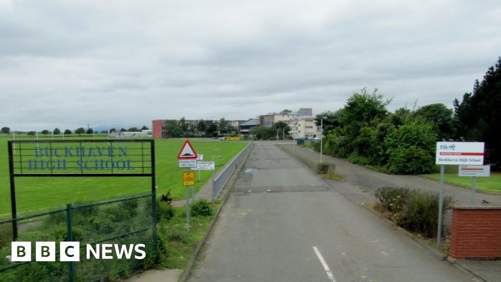 Danger warning over Buckhaven school demolition site BBC News