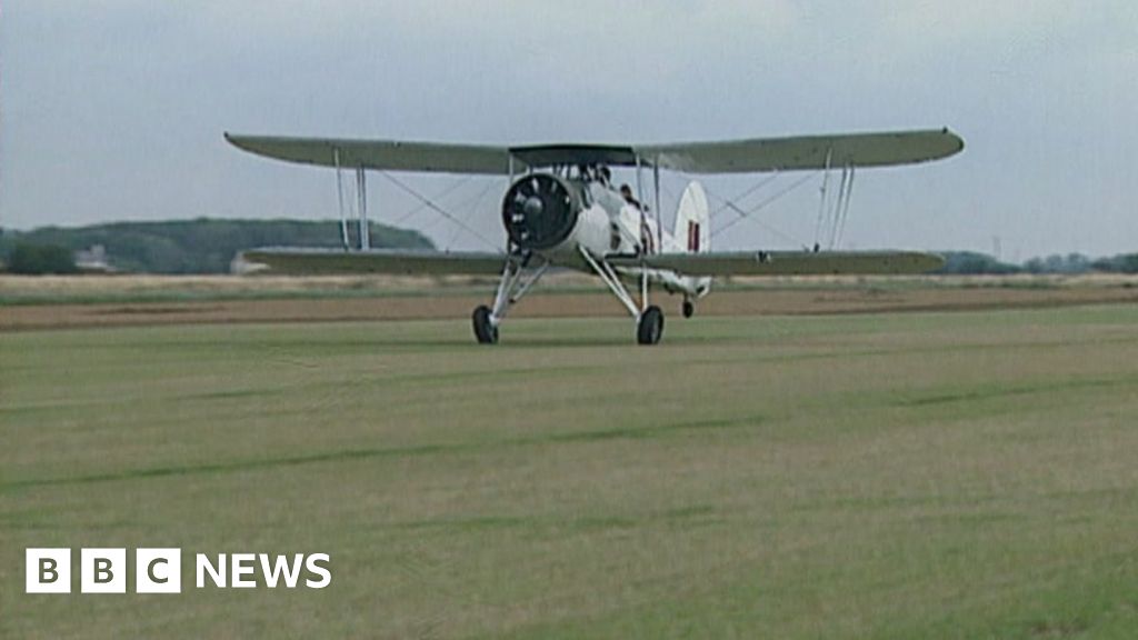 Historic Swordfish in flying visit to East and North Yorkshire BBC News