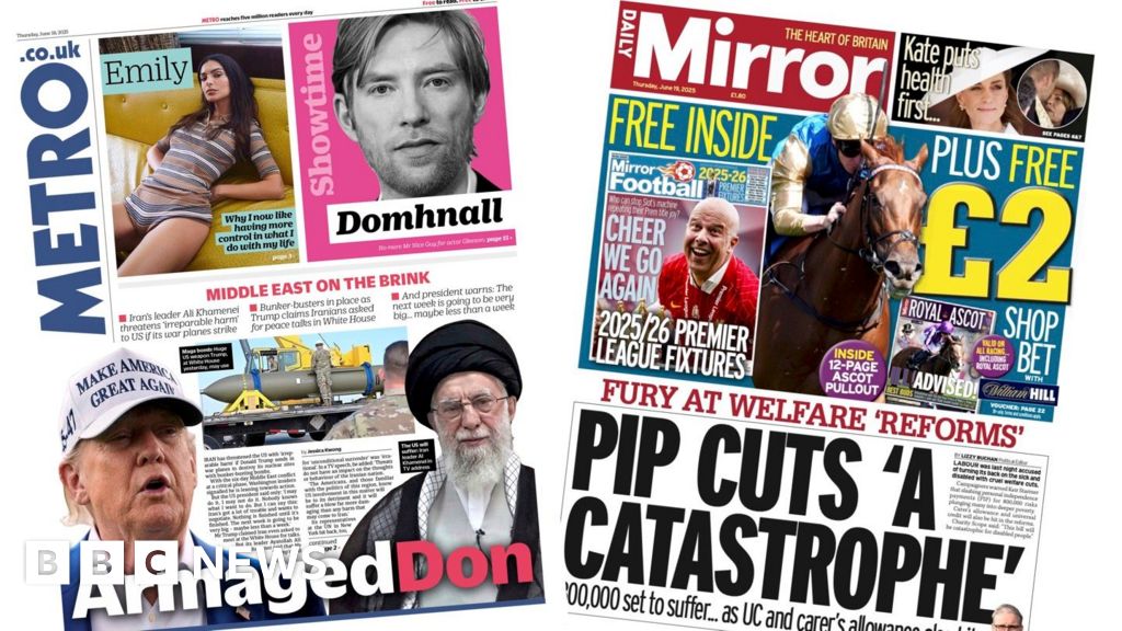 'Trump keeps world waiting' and 'ArmageDon'