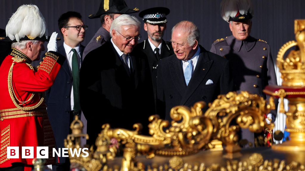 King Charles welcomes German president on first state visit in 27 years