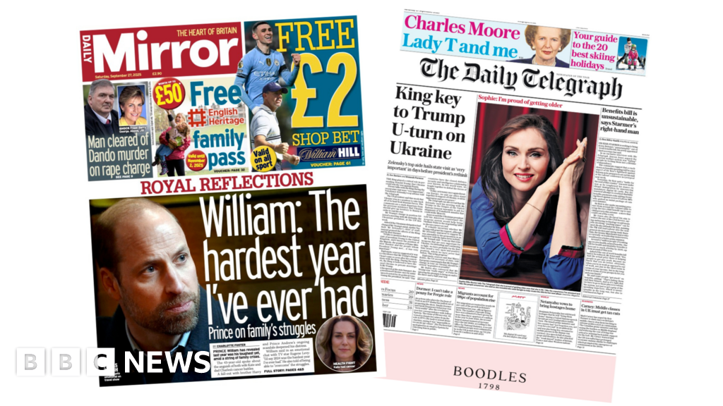 William's 'hardest year' and King 'key to Trump U-turn'
