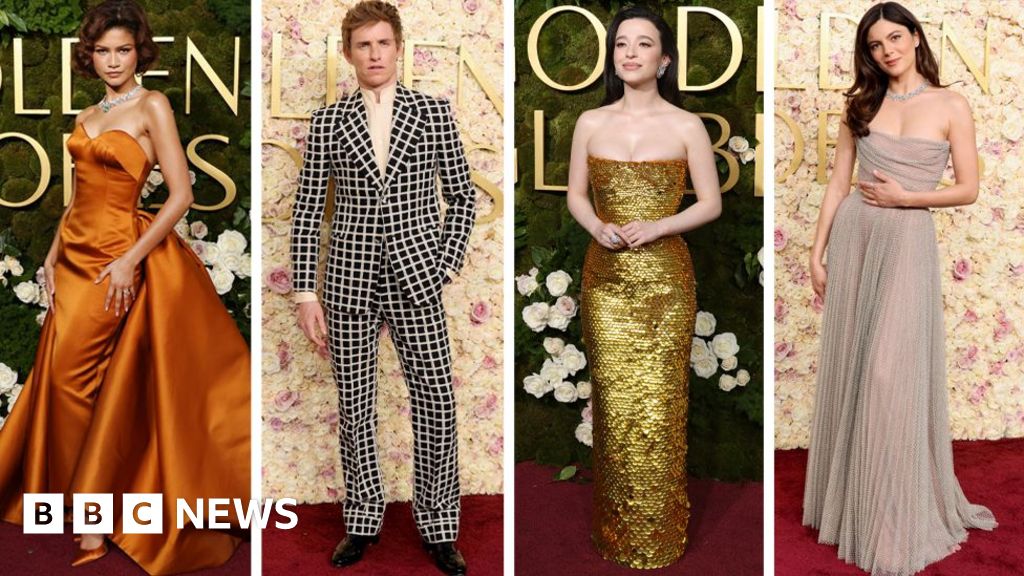 Golden Globes: The red carpet in pictures