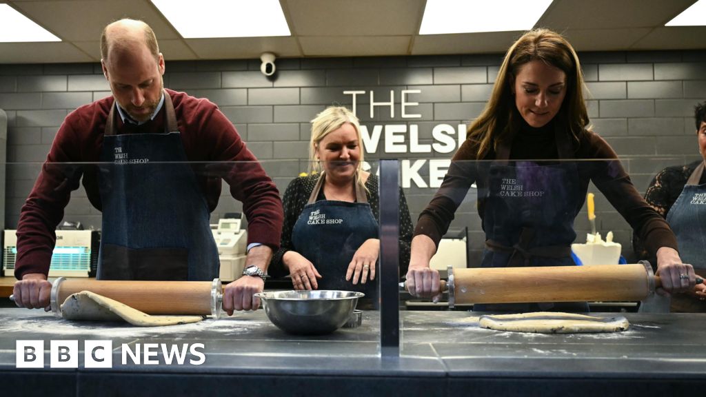Prince and Princess of Wales visit town hit by devastating floods