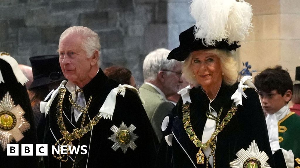 Royals attend Thistle service as Queen joins order of chivalry