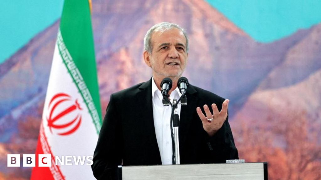 Iran President Pezeshkian was reportedly injured in Israeli strikes thumbnail
