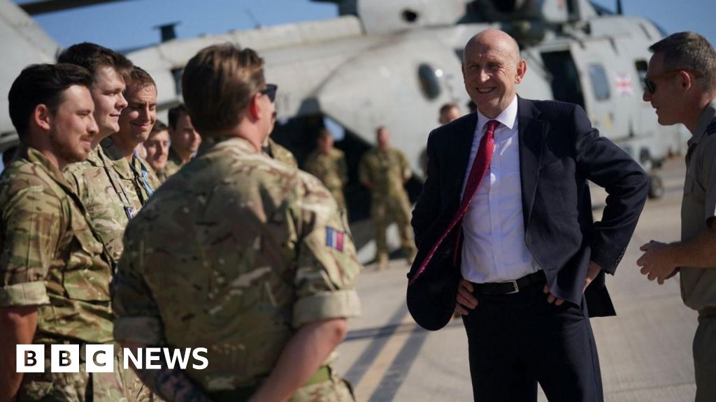 John Healey: UK troops ready to engage with Iran but didn’t need to