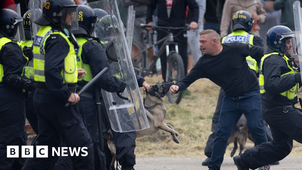 bbc.co.uk - Oli Constable & Victoria Scheer - Rotherham hotel rioters jailed for combined total of 150 years - BBC News