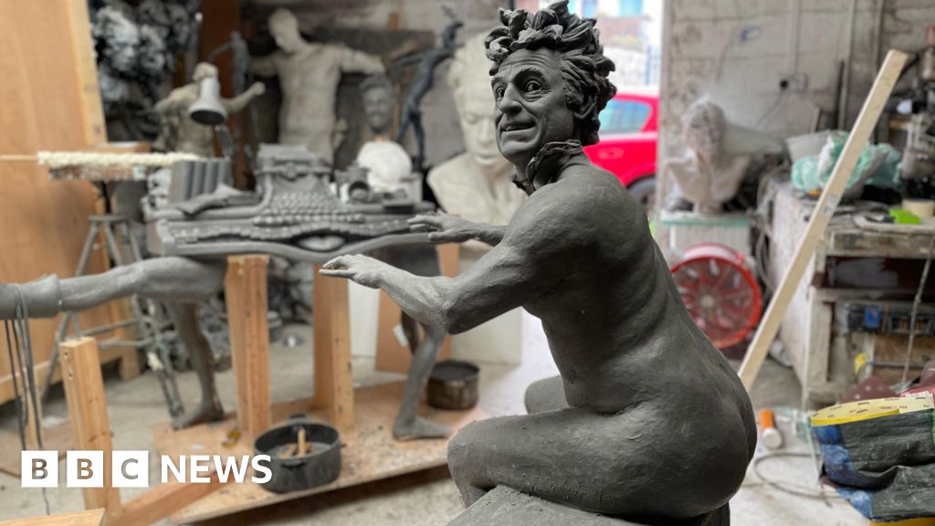 Celebrating Terry Jones: A Cheeky Tribute with a Nude Organist Statue