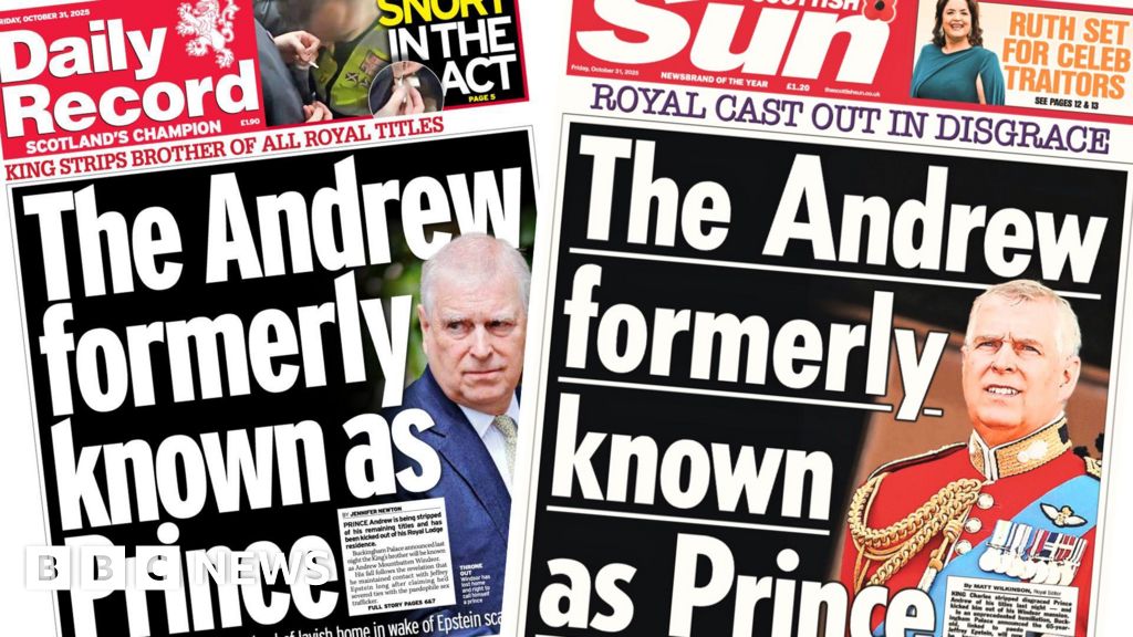 Charles Strips Prince Andrew of Titles