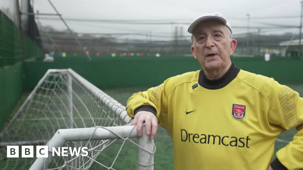 Goalie, 82, still turning out for six-a-side team