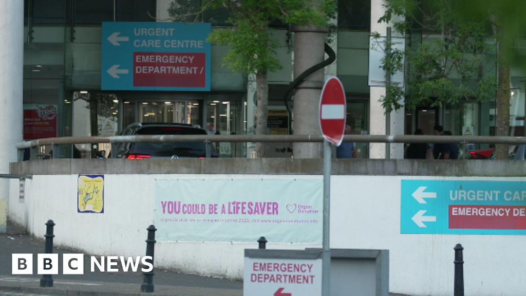 Man injured after fire at Belfast hospital