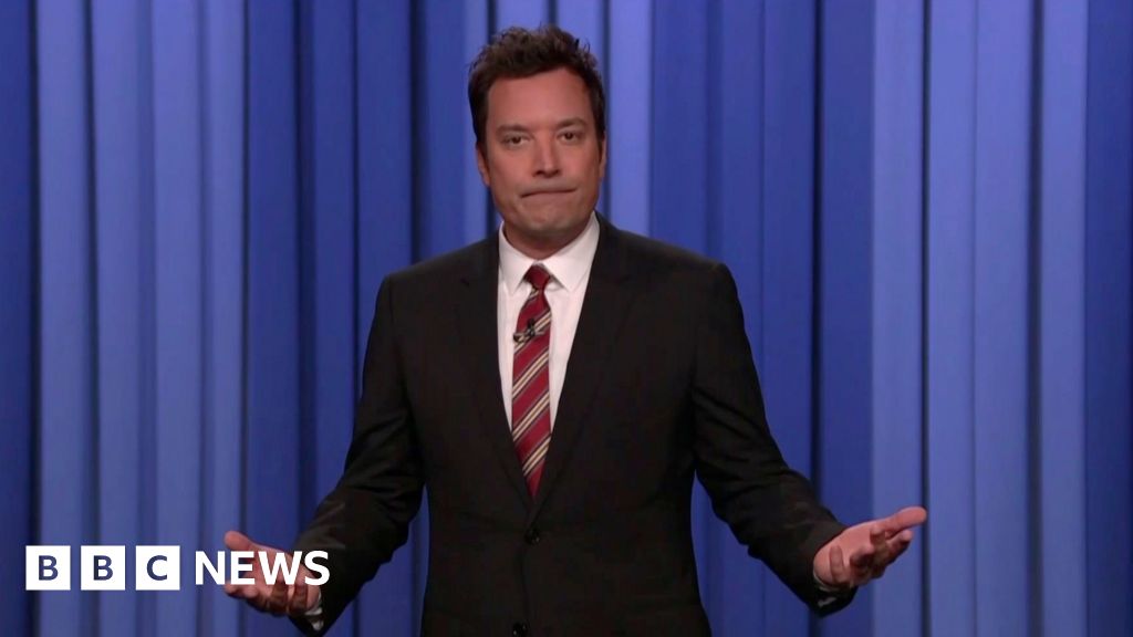 Jimmy Fallon and other US talk show hosts on Kimmel's exit - BBC News