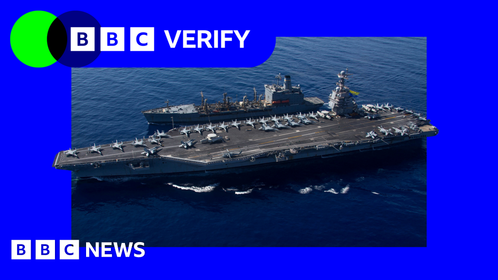 Tracking build-up of US military planes and warships near Venezuela