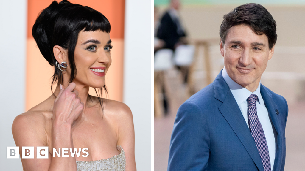 Katy Perry and Justin Trudeau pictured holding hands at Paris event