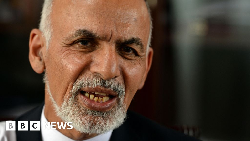 Ashraf Ghani: Ex-Afghan president describes moment he fled the Taliban - BB