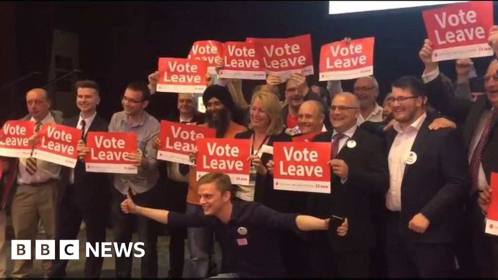 First West Midlands EU results back leave - BBC News