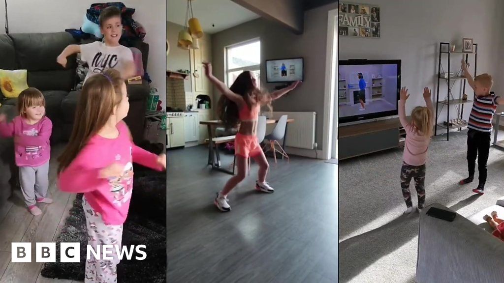 Coronavirus: Joe Wicks keeps children fit with the online PE classes
