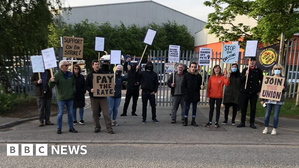 Coventry Bin Collections Delayed Due To Protest - BBC News