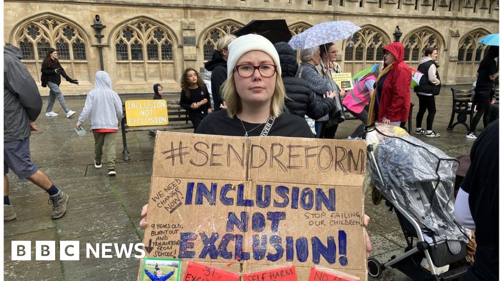 SEND Parents Call For Change At Bath Protest - BBC News