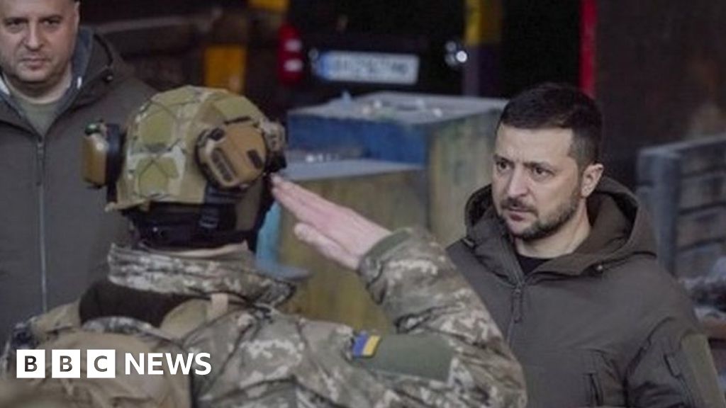 Ukraine War: Volodymyr Zelensky Visits Front-line City Of Bakhmut