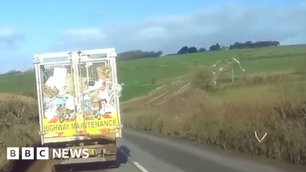 Devon waste firm apologises for flying rubbish