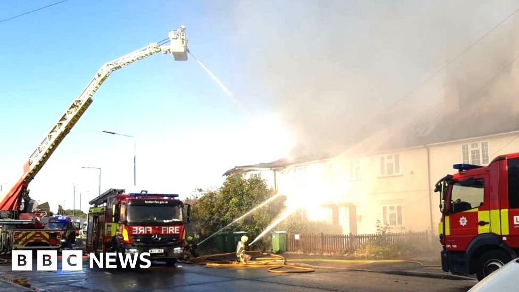 Crews tackle four houses on fire in south-east London