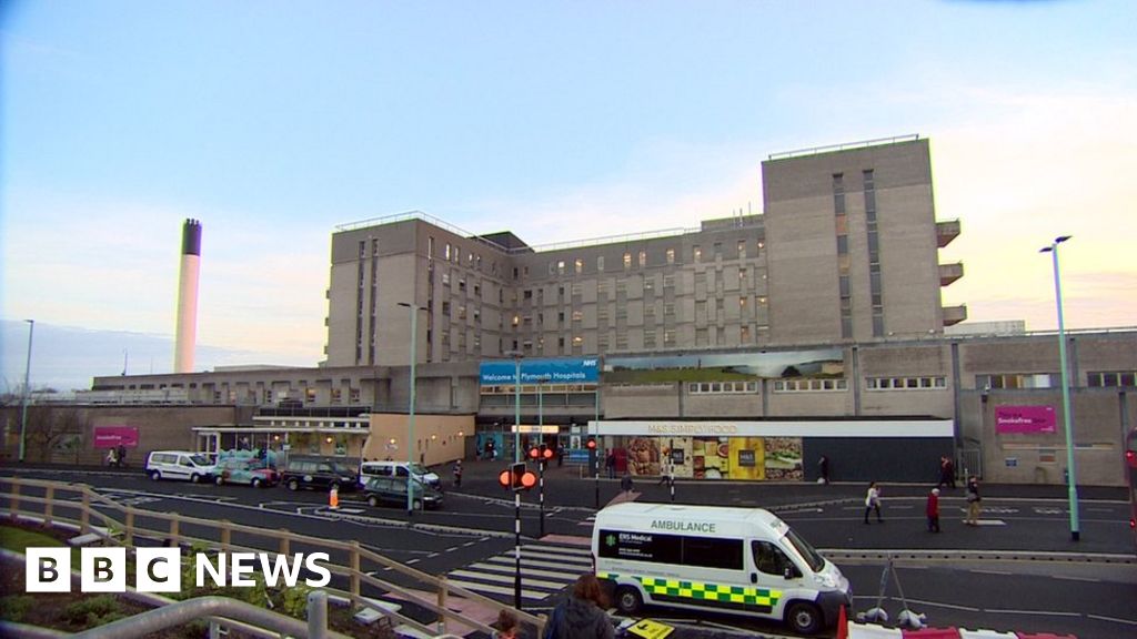 Derriford Hospital: Plymouth woman ‘blown over by helicopter’ before death
