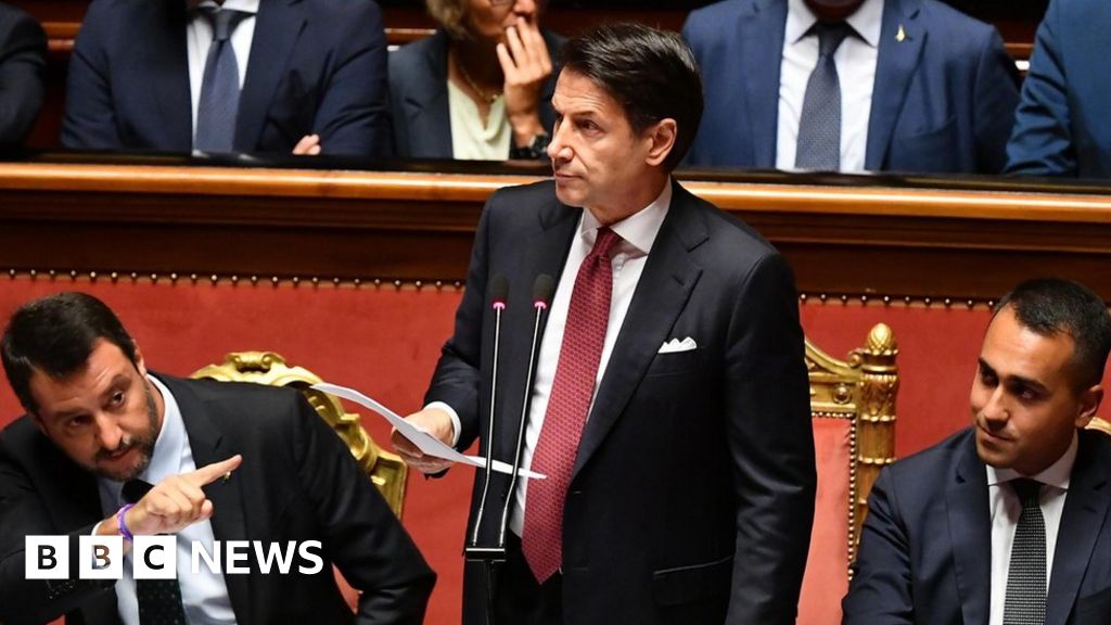 Italy Government Crisis Pm Conte To Quit Amid Coalition Row Bbc News 