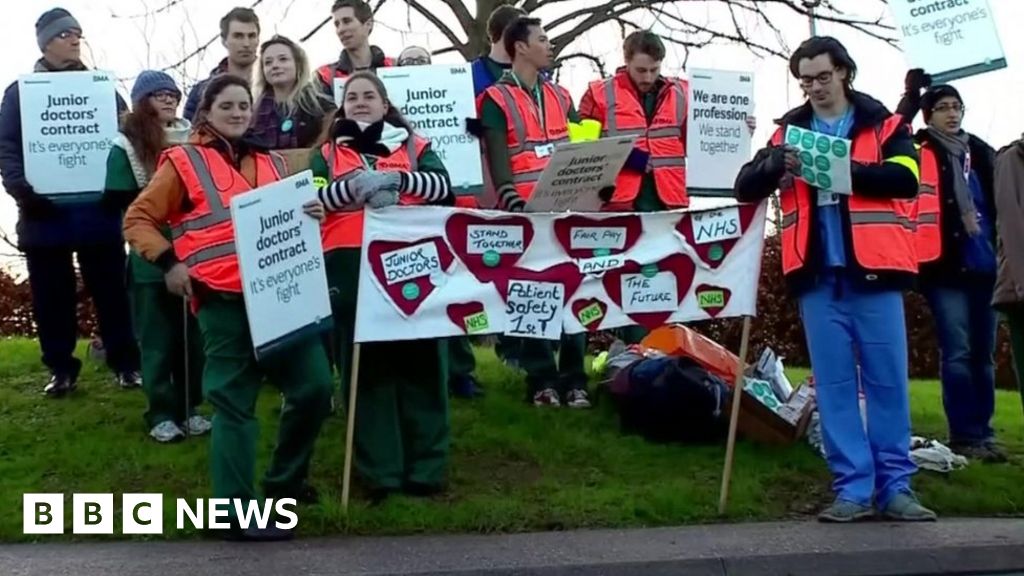 NHS In England Hit By Fourth Junior Doctors' Strike - BBC News