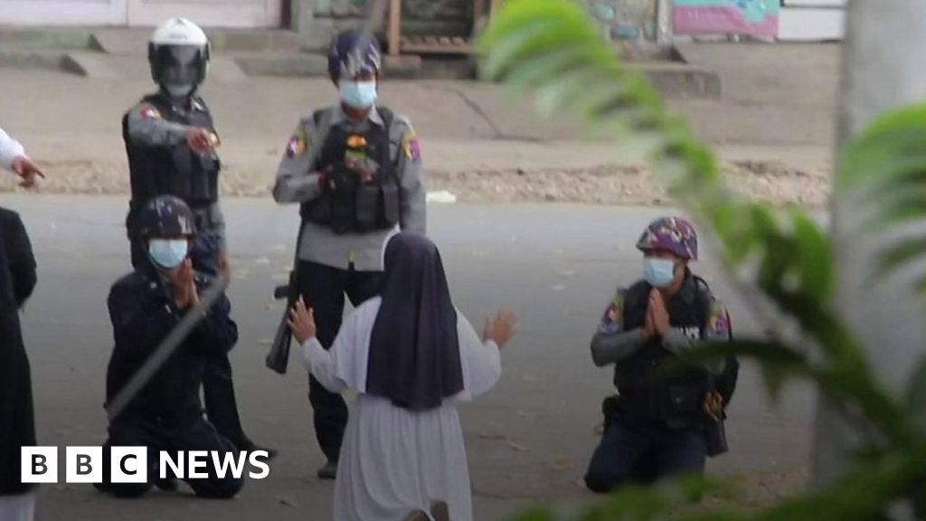 Myanmar Nun Sister Ann Rose Nu Tawng Explains Her Act Of Courage Bbc