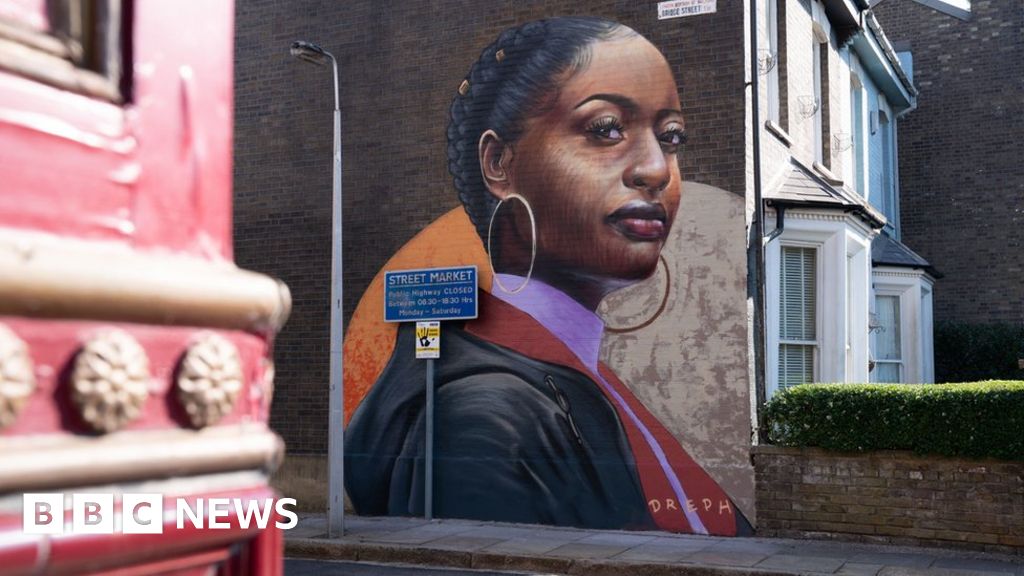 EastEnders unveils 'timely' mural of black woman BBC News