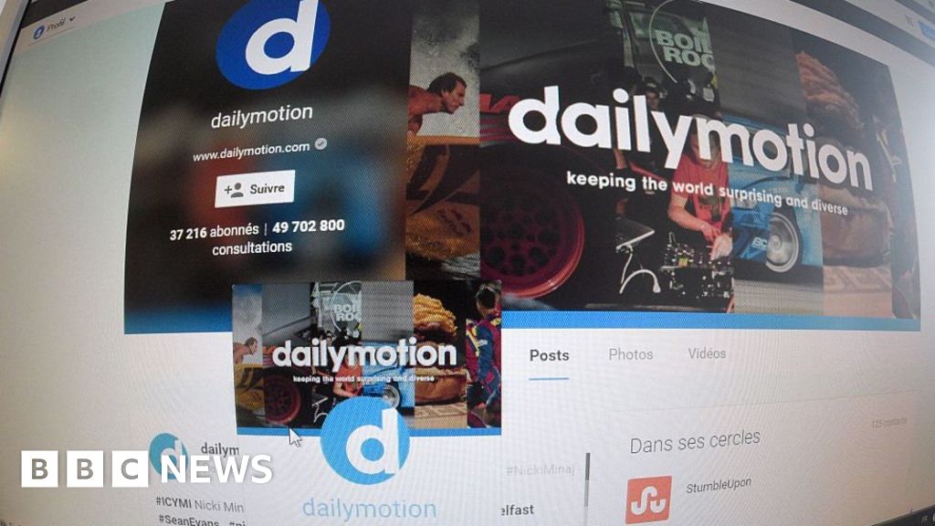 Millions of Dailymotion account details taken BBC News