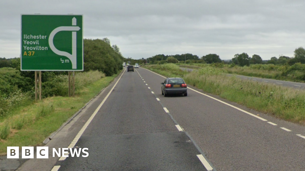 A303 Closure Car Overturns In Crash With Vehicle Bbc News