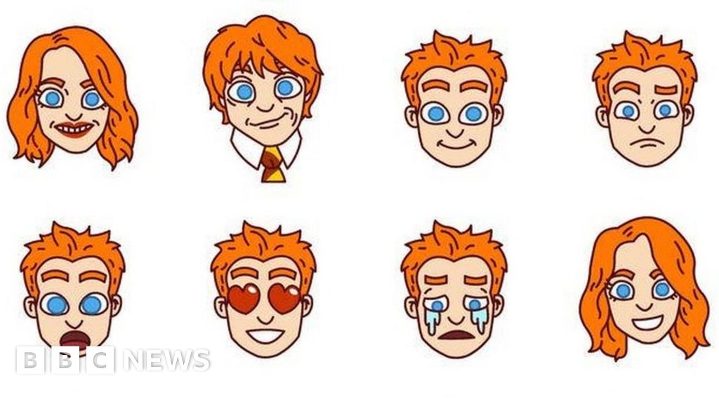 Ginger emojis are finally here BBC News