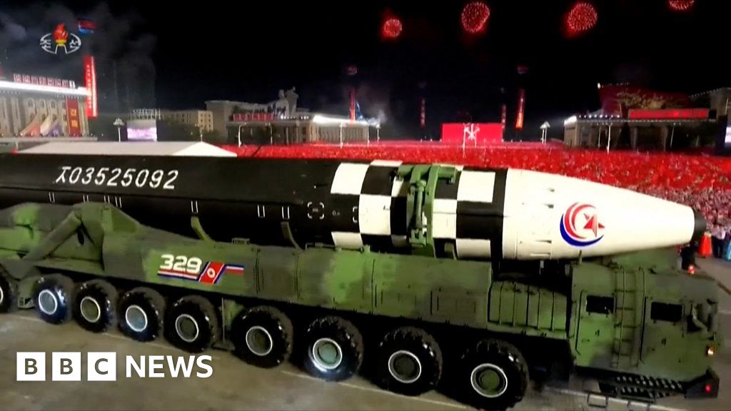 North Korea: Banned missiles showcased in military parade