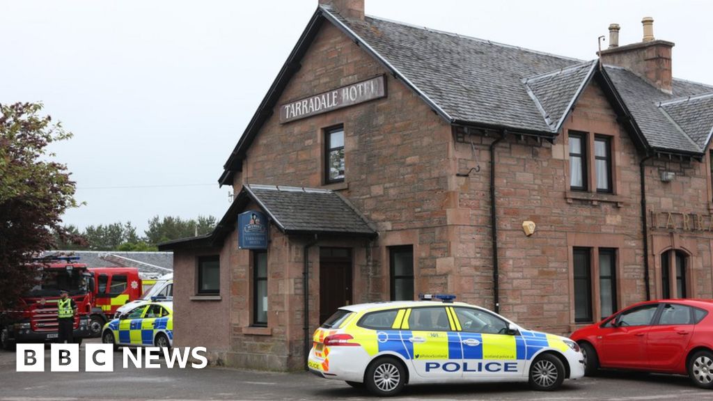 Man arrested after sevenhour incident at hotel in Muir of Ord BBC News