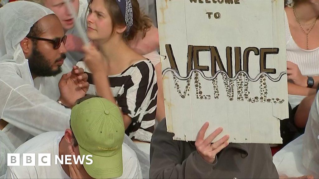 Venice Film Festival: Climate protesters hold red carpet sit-in