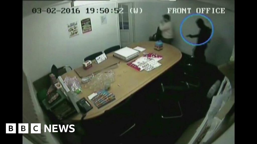 Jury Shown Dramatic CCTV Footage Of Armed Robbery Shooting BBC News