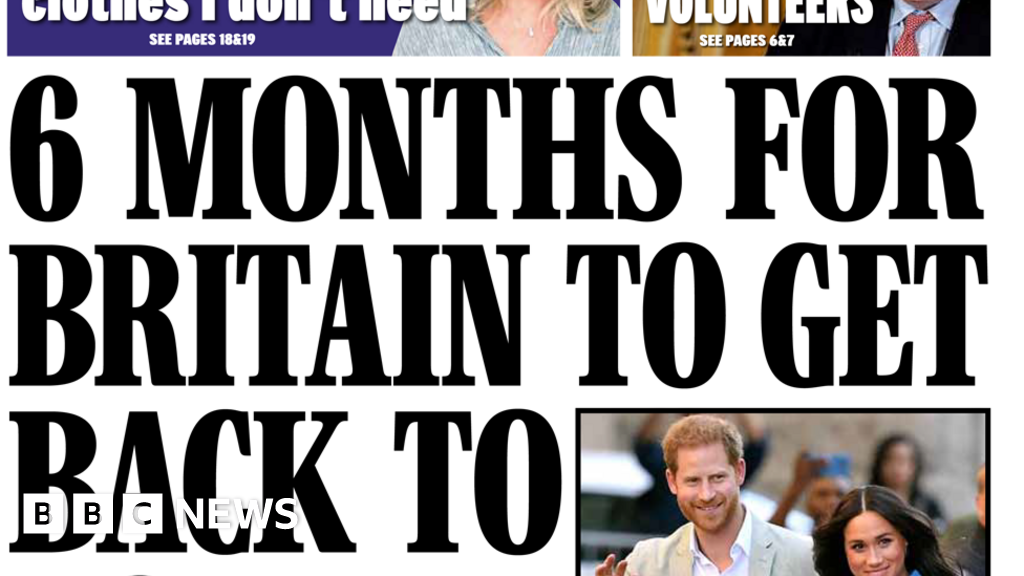 The Papers: 'Normal life' six months away and NHS 'hero' dies