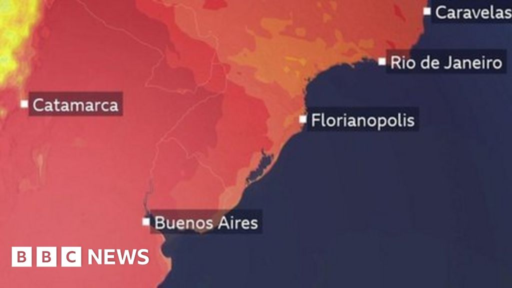 Temperatures easing in South America heatwave BBC News