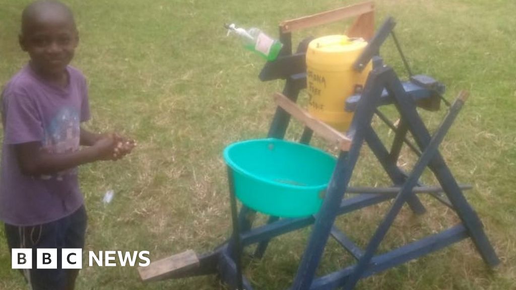 9-Year-Old Kenyan Boy Recognized By The President For Inventing Hand-Washing Machine