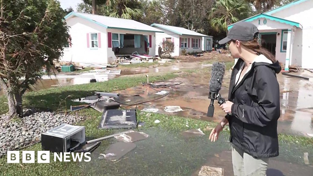 BBC gets first glimpse of devastation in Cedar Key
