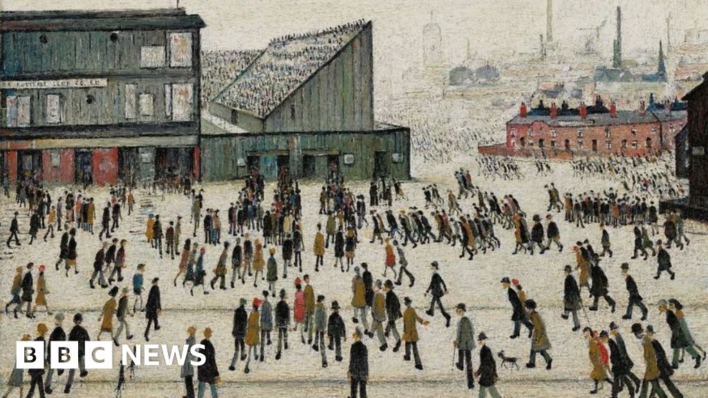 LS Lowry's Going To The Match 在拍卖会上以 780 万英镑的价格售出