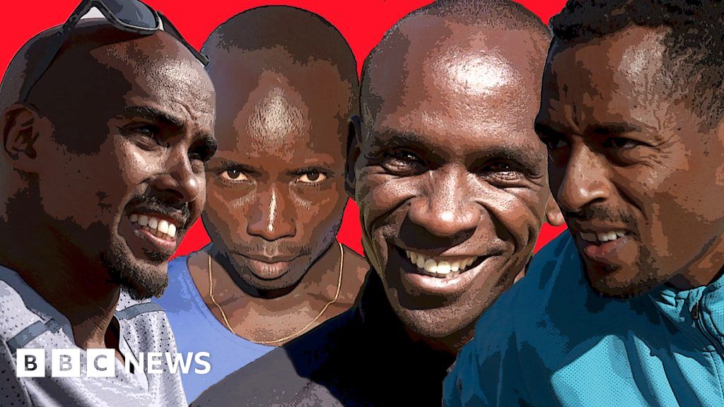 'Greatest' distance runner showdown at London Marathon - BBC News