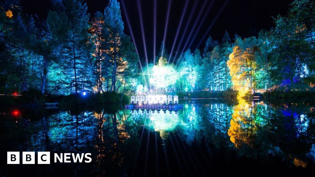 enchanted-forest-light-show-breaks-ticket-sales-record-bbc-news