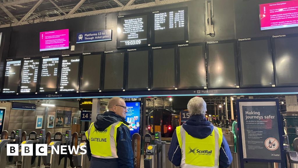 ScotRail rush hour trains have been canceled as Storm Jocelyn hits