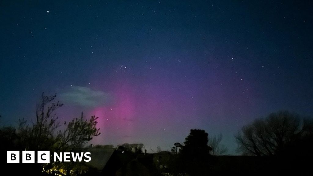 Northern Lights put on display above Cornwall 