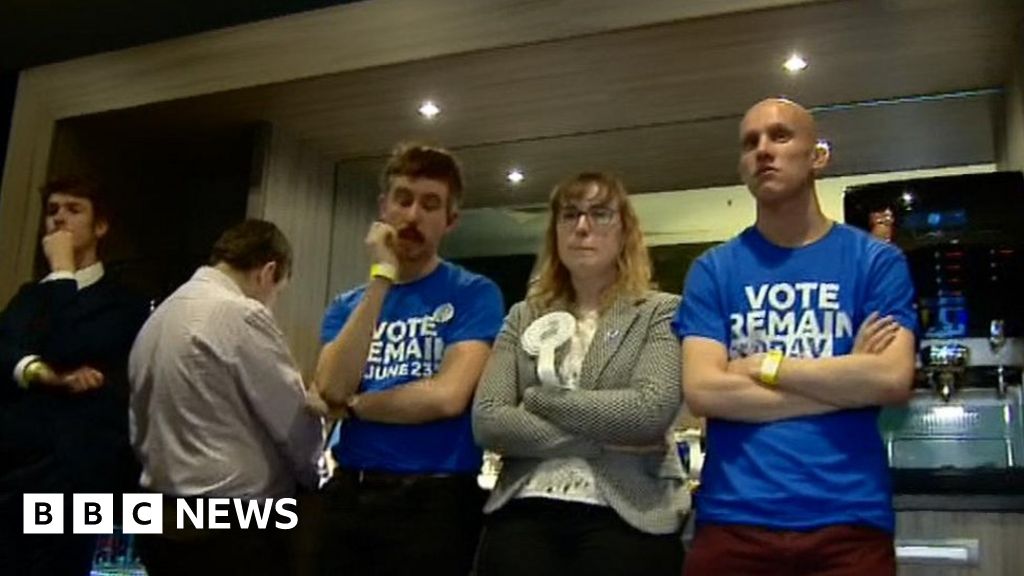 Eu Referendum Scotland Backs Remain As Uk Votes Leave Bbc News