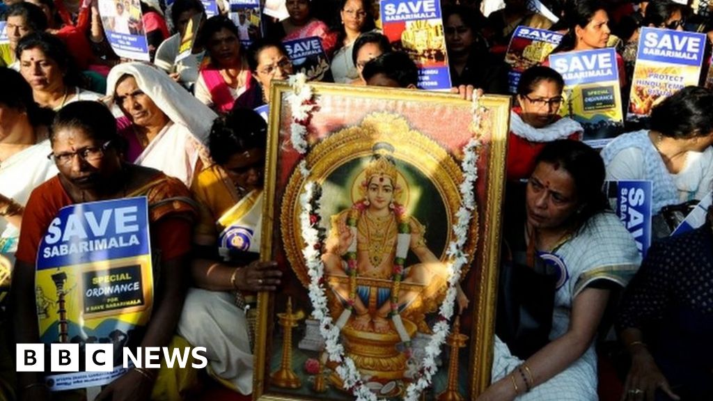 Sabarimala Temple India Court To Review Ruling On Womens Entry Bbc News