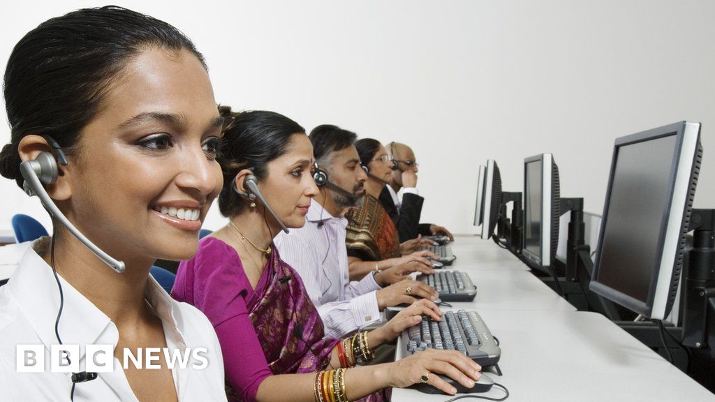 Tech start-up denies turning call centre voices ;white'